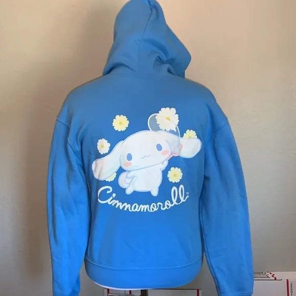 2/$15 Sanrio Cinnamoroll Daisy blue hoodie - Picture 1 of 10